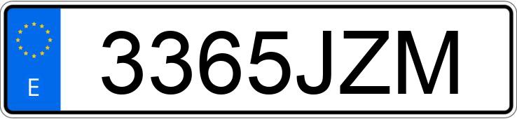 Numer rejestracyjny 3365JZM posiada LAND ROVER DISCOVERY SPORT