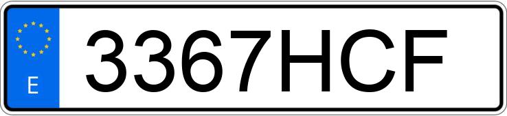 Numer rejestracyjny 3367HCF posiada PEUGEOT J-5 Numer rejestracyjny 3367HCF posiada PEUGEOT J-5