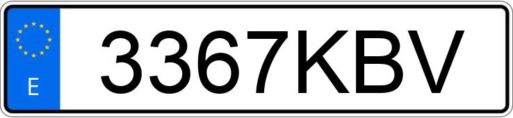 Numer rejestracyjny 3367KBV posiada HYUNDAI TUCSON
