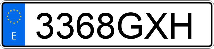Numer rejestracyjny 3368GXH posiada AUDI Q5 Numer rejestracyjny 3368GXH posiada AUDI Q5