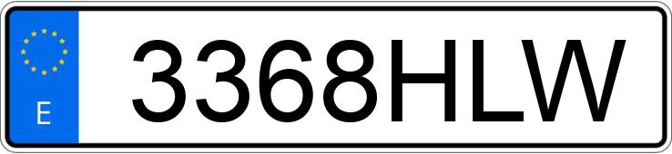 Numer rejestracyjny 3368HLW posiada PEUGEOT 207 Numer rejestracyjny 3368HLW posiada PEUGEOT 207