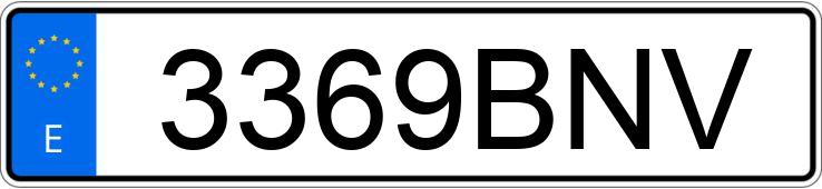 Numer rejestracyjny 3369BNV posiada OPEL CORSA