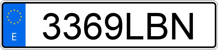 Numer rejestracyjny 3369LBN posiada AUDI SQ2