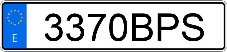 Numer rejestracyjny 3370BPS posiada FORD FOCUS Numer rejestracyjny 3370BPS posiada FORD FOCUS