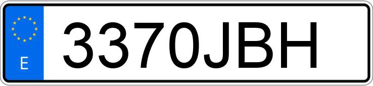 Numer rejestracyjny 3370JBH posiada AUDI A4