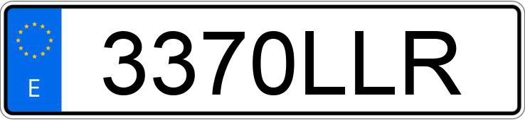 Numer rejestracyjny 3370LLR posiada OPEL CORSA