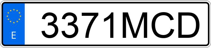 Registreringsnummeret 3371MCD har SEAT ATECA 1.5ECOTSI S/S FR