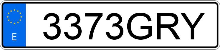 Numer rejestracyjny 3373GRY posiada MERCEDES VITO Numer rejestracyjny 3373GRY posiada MERCEDES VITO