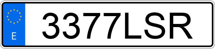 Numer rejestracyjny 3377LSR posiada TOYOTA HIGHLANDER