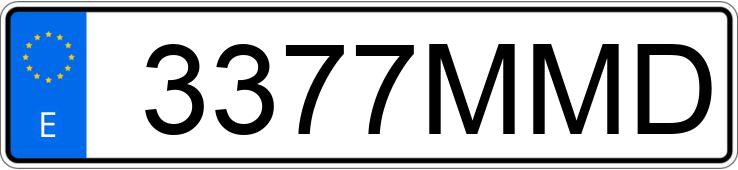 Numer rejestracyjny 3377MMD posiada RENAULT ARKANA