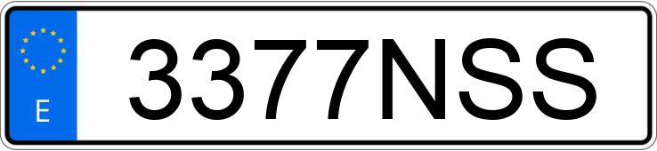 Registreringsnummeret 3377NSS har RENAULT KANGOO