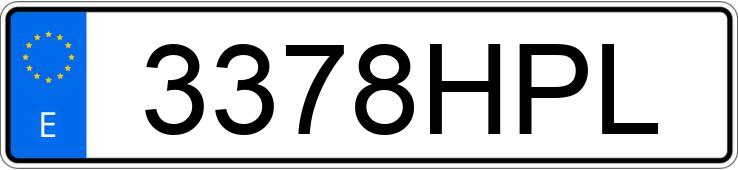 Numer rejestracyjny 3378HPL posiada NISSAN QASHQAI+2