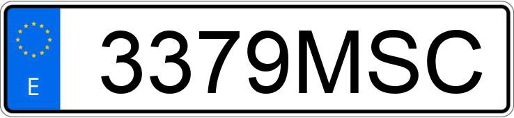 Numer rejestracyjny 3379MSC posiada HYUNDAI IONIQ 5
