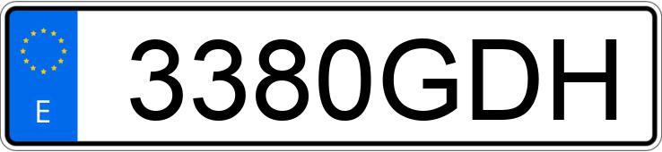 Numer rejestracyjny 3380GDH posiada AUDI A4 Numer rejestracyjny 3380GDH posiada AUDI A4