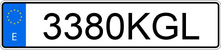 Registreringsnummer3380KGL har DACIA DOKKER
