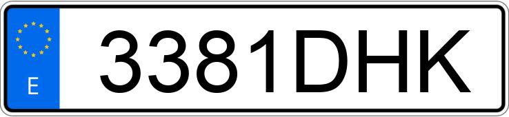 Numer rejestracyjny 3381DHK posiada SEAT LEON Numer rejestracyjny 3381DHK posiada SEAT LEON