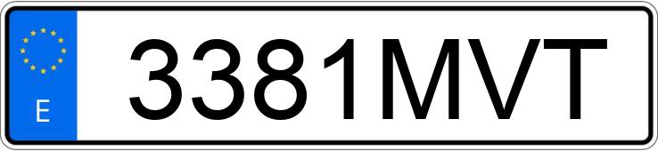 Numer rejestracyjny 3381MVT posiada MERCEDES G (463) Numer rejestracyjny 3381MVT posiada MERCEDES G (463)