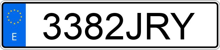 Numer rejestracyjny 3382JRY posiada HYUNDAI I20