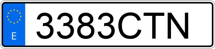 Numer rejestracyjny 3383CTN posiada CITROEN C3 Numer rejestracyjny 3383CTN posiada CITROEN C3