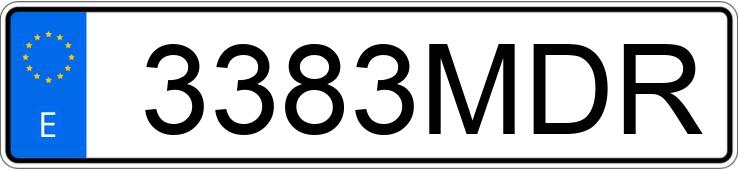 Numer rejestracyjny 3383MDR posiada SEAT ARONA Numer rejestracyjny 3383MDR posiada SEAT ARONA