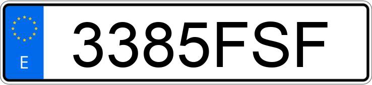 Numer rejestracyjny 3385FSF posiada RENAULT CLIO