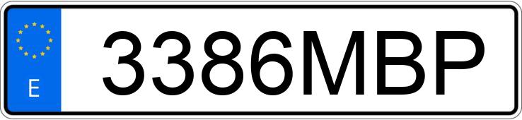 Numer rejestracyjny 3386MBP posiada MERCEDES CITAN T.TOURER 111 CDI PRIME