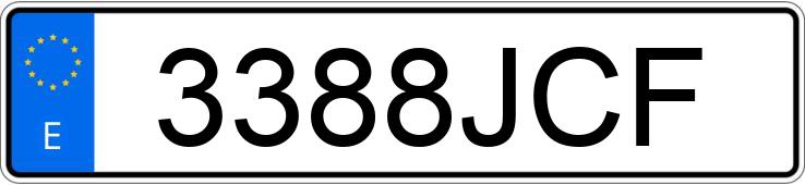 Numer rejestracyjny 3388JCF posiada VOLKSWAGEN BEETLE CA KARMANN 1.2 TSI