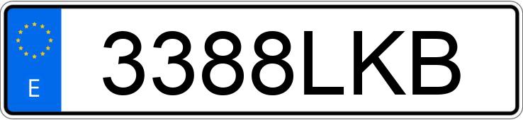 Numer rejestracyjny 3388LKB posiada OPEL CORSA