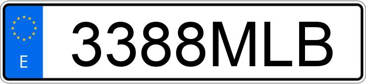 Numer rejestracyjny 3388MLB posiada VOLKSWAGEN TOURAN