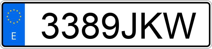 Numer rejestracyjny 3389JKW posiada CITROEN C4 GRAND PICASSO