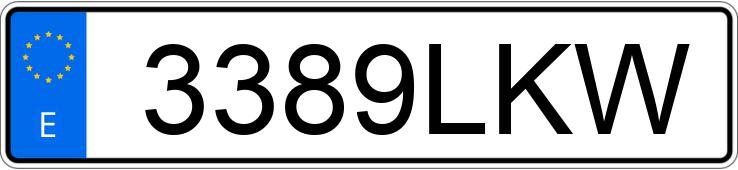 Numer rejestracyjny 3389LKW posiada DS DS7 CROSSBACK Numer rejestracyjny 3389LKW posiada DS DS7 CROSSBACK