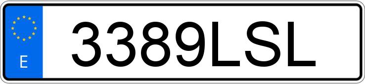 Numer rejestracyjny 3389LSL posiada NISSAN QASHQAI