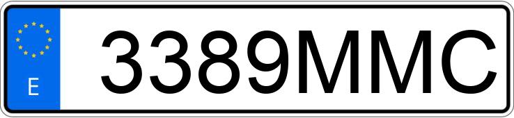 Numer rejestracyjny 3389MMC posiada AUDI Q3 SPORTBACK Numer rejestracyjny 3389MMC posiada AUDI Q3 SPORTBACK