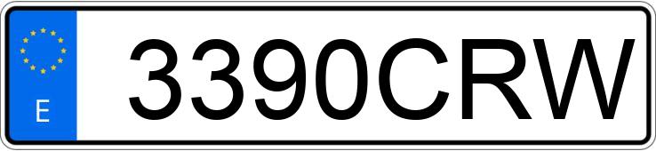 Numer rejestracyjny 3390CRW posiada MINI MINI Numer rejestracyjny 3390CRW posiada MINI MINI