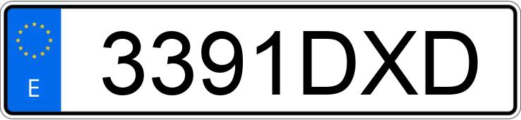 Numer rejestracyjny 3391DXD posiada SEAT ALHAMBRA Numer rejestracyjny 3391DXD posiada SEAT ALHAMBRA