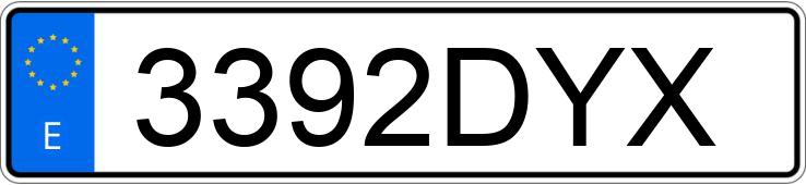 Numer rejestracyjny 3392DYX posiada SEAT LEON Numer rejestracyjny 3392DYX posiada SEAT LEON