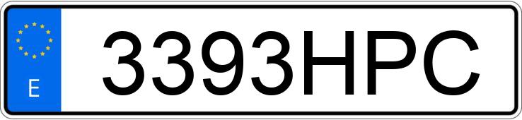 Numer rejestracyjny 3393HPC posiada VOLKSWAGEN CROSSGOLF