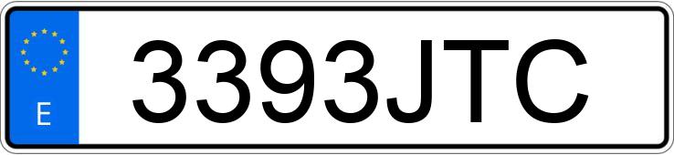 Numer rejestracyjny 3393JTC posiada OPEL CORSA