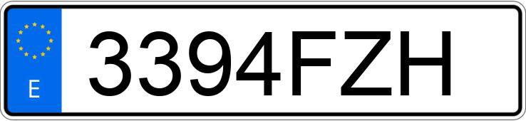 Numer rejestracyjny 3394FZH posiada SEAT IBIZA Numer rejestracyjny 3394FZH posiada SEAT IBIZA