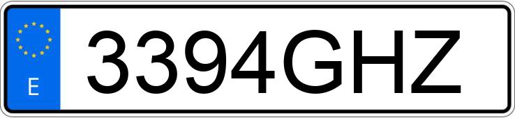 Numer rejestracyjny 3394GHZ posiada OPEL CORSA Numer rejestracyjny 3394GHZ posiada OPEL CORSA