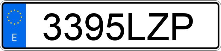 The registration number 3395LZP has CITROEN BERLINGO The registration number 3395LZP has CITROEN BERLINGO