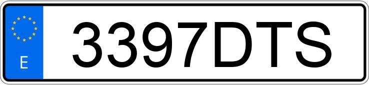 Numer rejestracyjny 3397DTS posiada OPEL ASTRA