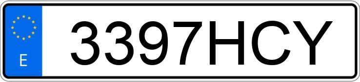 Numer rejestracyjny 3397HCY posiada BMW SERIE 5