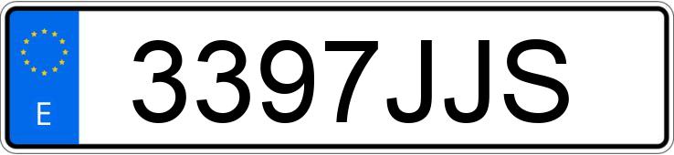 Numer rejestracyjny 3397JJS posiada FIAT DUCATO