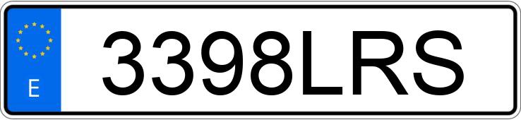 Numer rejestracyjny 3398LRS posiada SEAT LEON