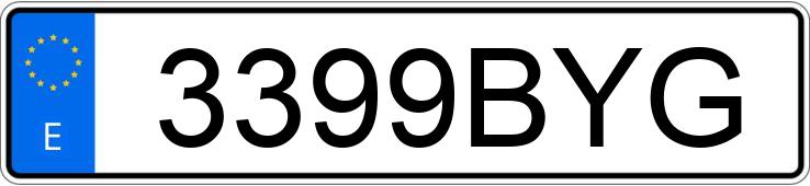 Numer rejestracyjny 3399BYG posiada AUDI A4 Numer rejestracyjny 3399BYG posiada AUDI A4