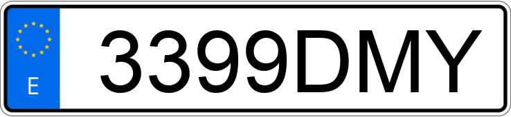 Numer rejestracyjny 3399DMY posiada FORD FOCUS Numer rejestracyjny 3399DMY posiada FORD FOCUS