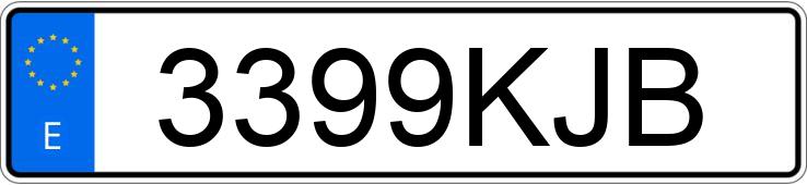 Numer rejestracyjny 3399KJB posiada RENAULT CAPTUR