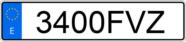 Numer rejestracyjny 3400FVZ posiada BMW R 850