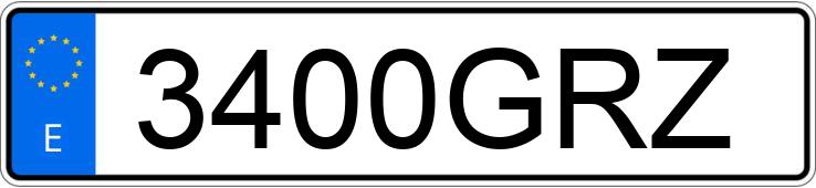 Numer rejestracyjny 3400GRZ posiada RENAULT CLIO Numer rejestracyjny 3400GRZ posiada RENAULT CLIO